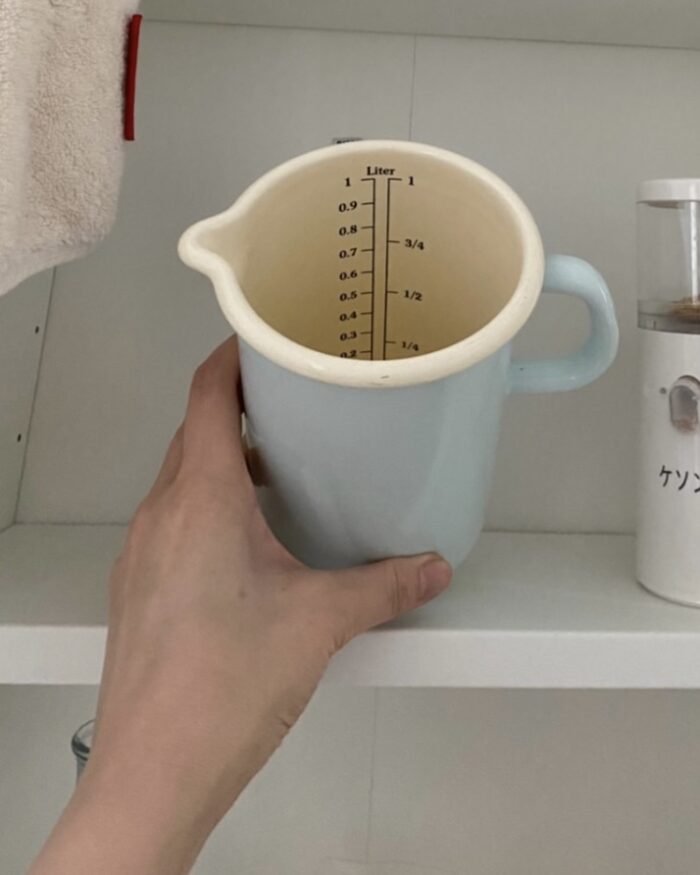 Riess pastel enamel measuring pot - 画像 (3)