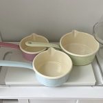 Riess pastel enamel milk pan