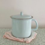 Riess pastel enamel small pot