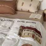 surreal vintage bedding cover set