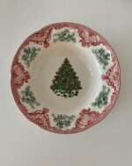 vintage christmas deep plate - 画像 (2)