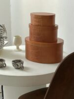 classical wooden oval shaker box - 画像 (8)