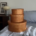 classical wooden oval shaker box