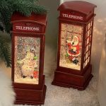 Xmas telephone box orgel lamp