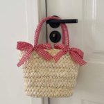 rattan pastel basket