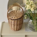 rattan deary hand basket