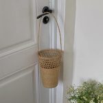 rattan petit bottle basket
