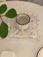 vintage baby cat table/pot mat - 画像 (5)