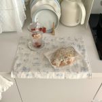 vintage baby cat kitchen cloth