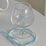 blue bowtie glass