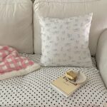 vintage baby cat cushion cover