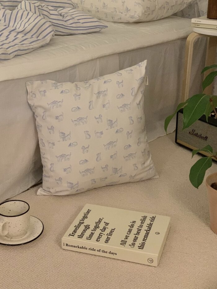 vintage baby cat cushion cover - 画像 (6)