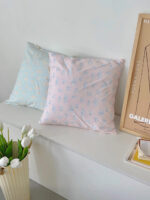 vintage pastel cat cushion cover
