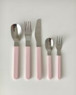 anova peach pink cutlery