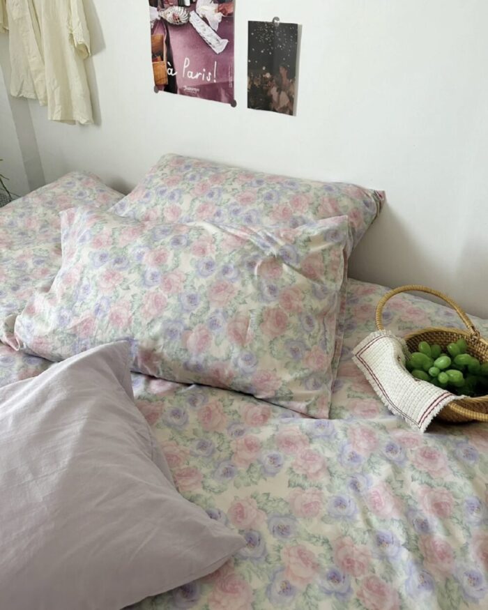 flower rough bedding cover set - 画像 (6)
