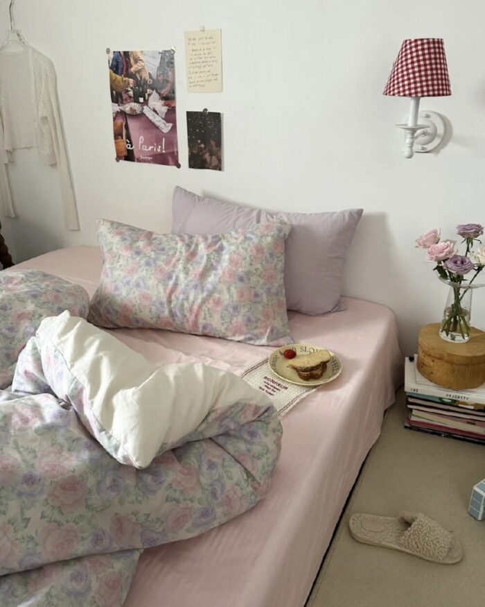 flower rough bedding cover set - 画像 (3)