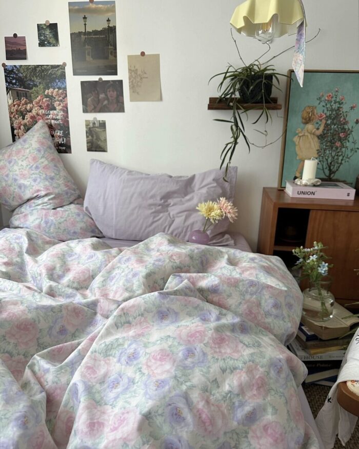 flower rough bedding cover set - 画像 (5)