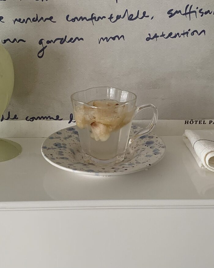 flower petal glass cup - 画像 (6)