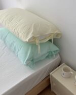 plain ribbon pillowcase - 画像 (4)