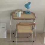rattan foldable desk