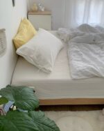 milky ribbon pillowcase