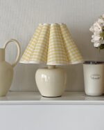 vintage apple frill lamp(butter) - 画像 (9)