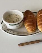 green round tea cup&saucer - 画像 (3)