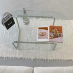 glass oval table