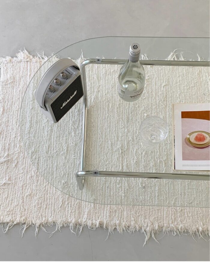 glass oval table - 画像 (5)