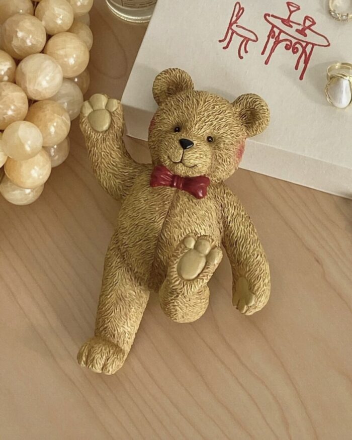 vintage teddy bear wall hook - 画像 (2)