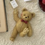 vintage teddy bear wall hook