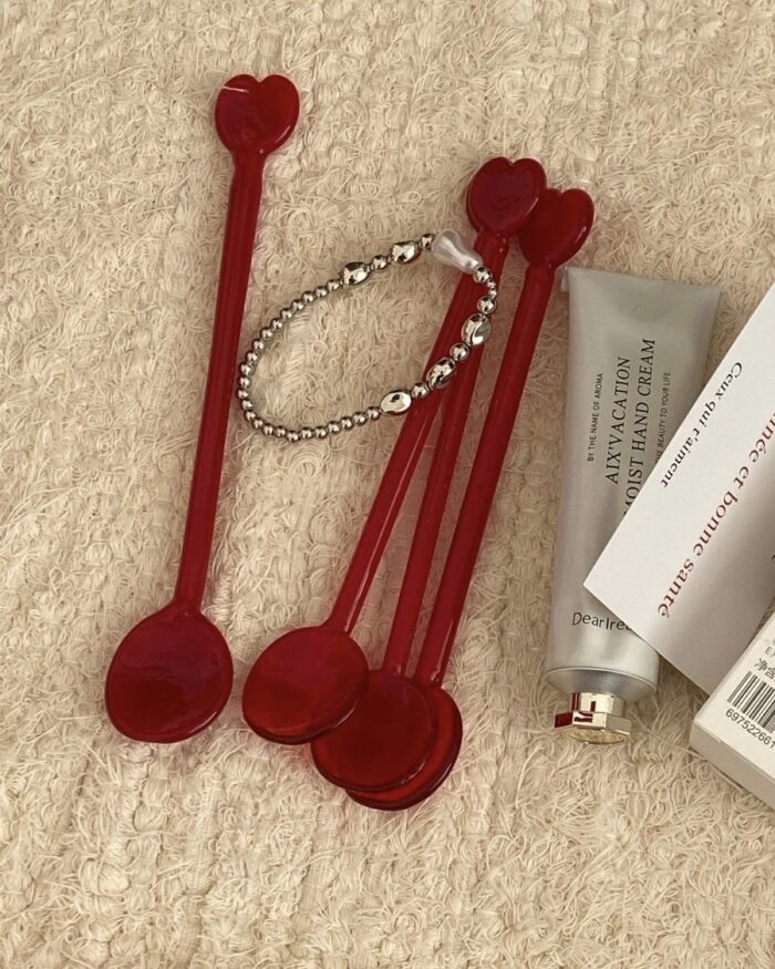 IMG_2643 glass heart spoon - 画像 (1)