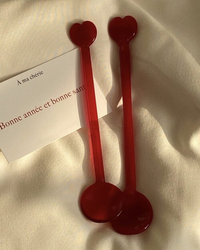 IMG_2645 glass heart spoon - 画像 (3)
