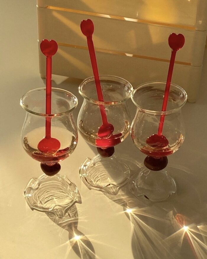 IMG_2648 glass heart spoon - 画像 (4)