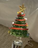 Xmas glass tree bottle stopper - 画像 (5)