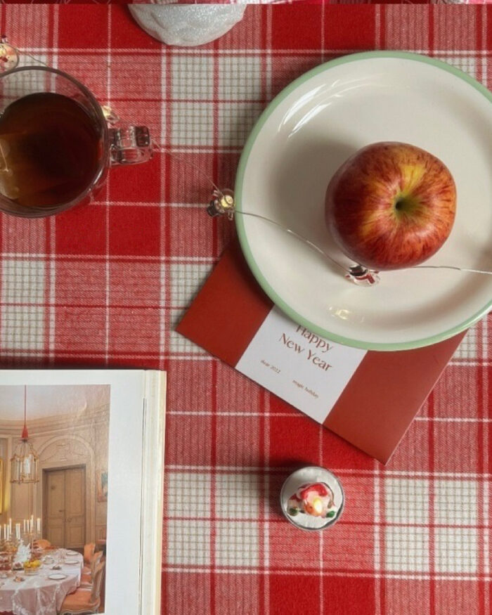 cherry tablecloth - 画像 (7)