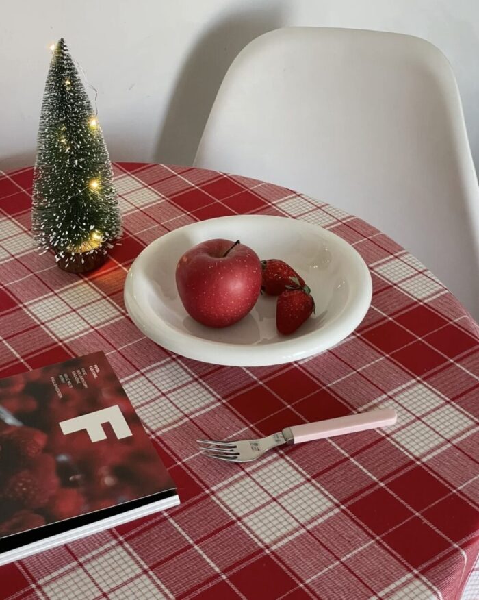 cherry tablecloth - 画像 (2)