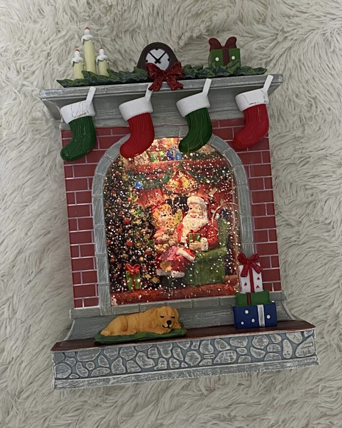 IMG_2625 Xmas brick fireplace orgel lamp - 画像 (7)