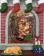 Xmas brick fireplace orgel lamp - 画像 (4)