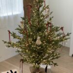 latulipe christmas line ribbon ornament