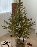 latulipe christmas line ribbon ornament