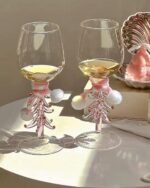crystal tree wine glass