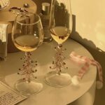 crystal tree champagne glass