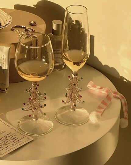 crystal tree champagne glass