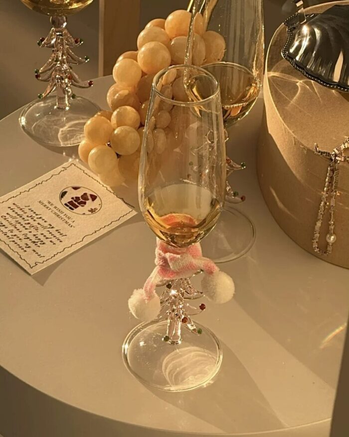 crystal tree champagne glass - 画像 (2)