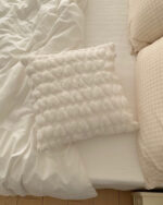 soft heart cushion cover