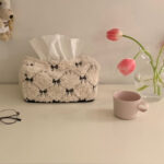 black tie tissue box