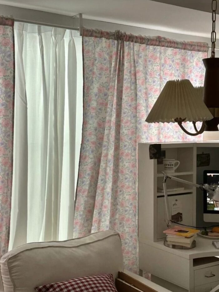 flower roungh curtain - 画像 (4)