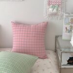 tartan check cushion cover