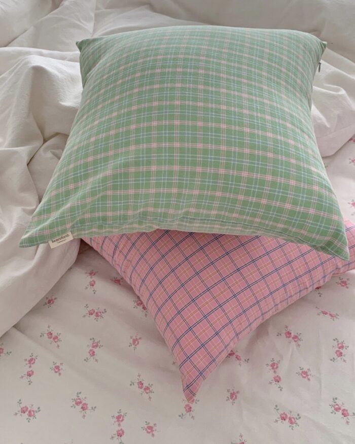 tartan check cushion cover - 画像 (7)